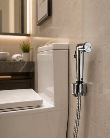 Su Tasarruflu Taharetmatik El Spreyi Stoplu Banyo Temizlik Seti -MİRAYLİFE
