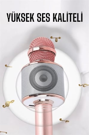 Taşınabilir Bluetooth Karaoke Mikrofon: Hafıza Kart Girişli, Etkileyici Performans -MİRAYLİFE