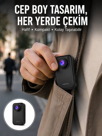 Vlog Ve Sosyal Medya Çekimleri İçin Kompakt Taşınabilir Kamera Yeni Nesil -MİRAYLİFE