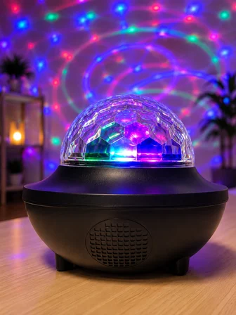 Bluetooth Rgb Parti Işığı Hoparlörlü Disko Lambası Mp3 Usb Ve Hafıza Kartı Destekli -MİRAYLİFE