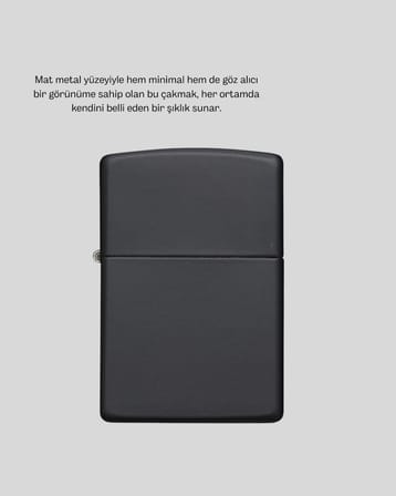 Tasarım Metal Çakmak Minimal Mat Yüzeyli Ve Şık Görünümlü -MİRAYLİFE