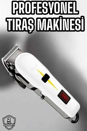 Tıraş Makinesi Profesyonel Saç Ve Sakal Kesme Milim Ayarlı Dijital Göstergeli Yeni Nesil -MİRAYLİFE