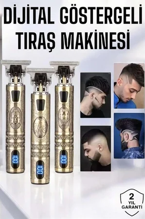 Tıraş Makinesi Çizik Tıraş Paslanmaz Çelik Uzun Ömürlü Şarjlı -MİRAYLİFE