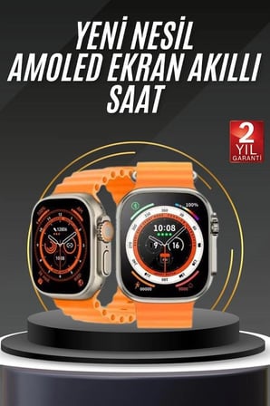 Akıllı Saat Android Ve İos Uyumlu 49 Mm Nfc Özelliği Gps Takibi Yeni Nesil -MİRAYLİFE