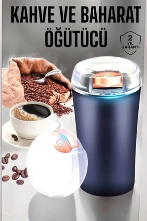 Otomatik Kahve Ve Baharat Öğütücü Kolay Ve Taşınabilir -MİRAYLİFE