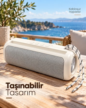 Tws Stereo Bağlantılı Bluetooth Hoparlör Rgb Işık Efektli Usb Ve Hafıza Kartı Destekli -MİRAYLİFE