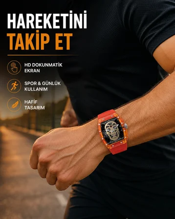 Ip67 Suya Dayanıklı Akıllı Saat Uzun Pil Ömürlü Yeni Nesil -MİRAYLİFE