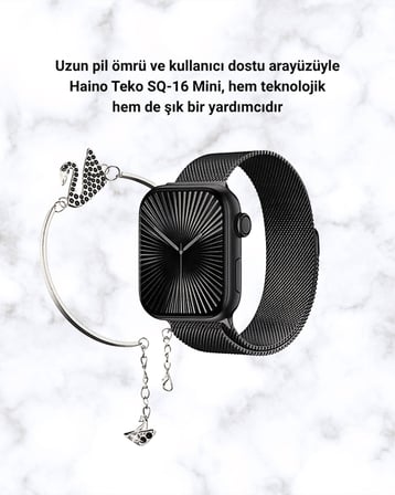 SQ-16 Mini Series 10 Akıllı Saat – 3 Kordon + Hediye Bileklik -MİRAYLİFE