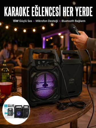 Kablosuz 6.5 İnç Tws Bluetooth Hoparlör Yeni Nesil -MİRAYLİFE