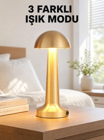 Şarjlı Dimmerli Led Masa Lambası – 4-8 Saat Aydınlatma Yeni Nesil -MİRAYLİFE