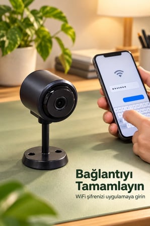 Telefon Bağlantılı Wifi Güvenlik Kamerası -MİRAYLİFE