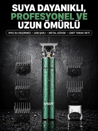 4 Limit Taraklı Ipx5 Su Geçirmez Saç Kesme Makinesi -MİRAYLİFE