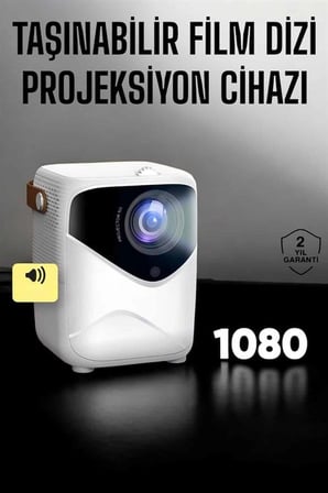Taşınabilir Android Projeksiyon Wifi Destekli 4k Multimedia Tabanlı Ev Ve Ofis Tipi -MİRAYLİFE