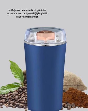 Paslanmaz Çelik Kahve Ve Baharat Öğütücü – Otomatik Mekanizma -MİRAYLİFE