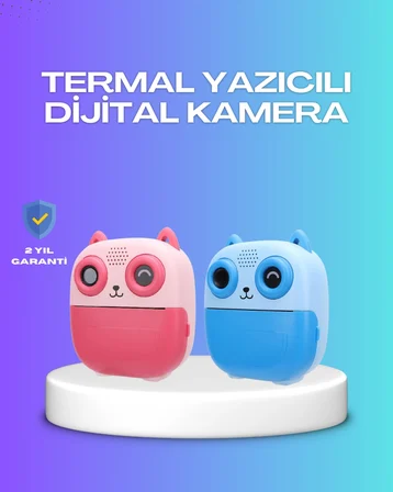 2.4 İnç Ekranlı Çocuk Fotoğraf Makinesi 6x Zoom Özellikli -MİRAYLİFE