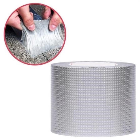 Yüksek Sıcaklık Dayanan Su Geçirmez Çatı Boru Duvar Çatlak Yapışkan Bant Folyo 5 Mt X 10 Cm -MİRAYLİFE