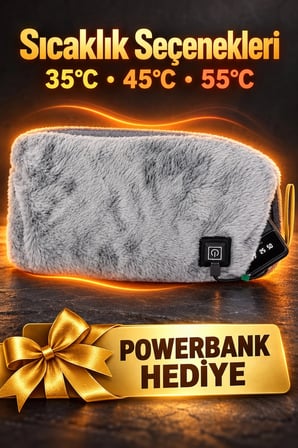 Yumuşak Pelüş Dokulu Elektrikli Bel Isıtıcı Kuşak -MİRAYLİFE