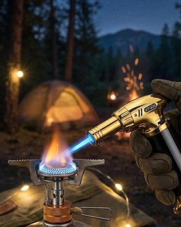Çok Amaçlı Torch Pürmüz Çakmak Kamp Mutfak Hobi Kullanımlı -MİRAYLİFE