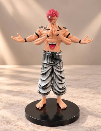 Jujutsu Kaisen Ryomen Sukuna Dört Kollu Anime Figürü 20 Cm Alk6622 -MİRAYLİFE
