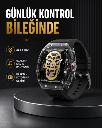Gps Ve Nfc Özellikli Akıllı Saat İos Android Uyumlu -MİRAYLİFE