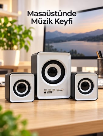 Usb Beslemeli Bluetooth Bilgisayar Ses Sistemi -MİRAYLİFE