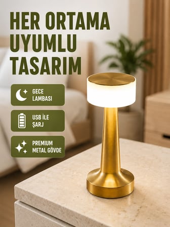 Dekoratif Masa Lambası (kopya) -MİRAYLİFE