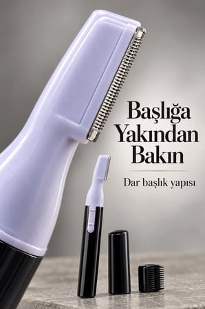 Sakal Bıyık Ve Kaş Düzeltici Kapaklı Ve Taraklı -MİRAYLİFE