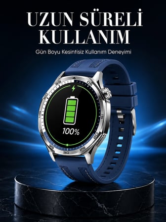 Günlük Kullanıma Uygun Suya Dayanıklı Amoled Akıllı Saat -MİRAYLİFE