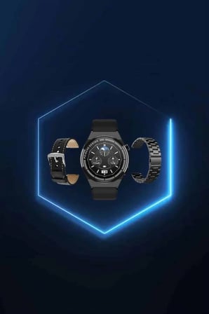 Anc Özellikli Bluetooth Kulaklık Ve Amoled Ekran Akıllı Saat Uyku Ve Sağlık Takibi Nabız Ölçer -MİRAYLİFE