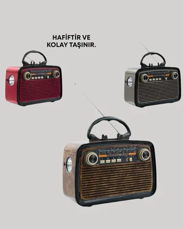 Bluetooth Bağlantılı Taşınabilir Hoparlör – Fm/am Radyo Özellikli, Şarj Edilebilir Batarya, 1 Kg -MİRAYLİFE