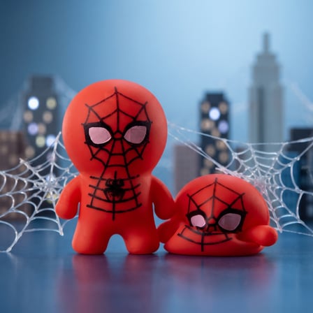 Spider-Man Squishy - 12'li Paket - Yumuşak Oyuncak