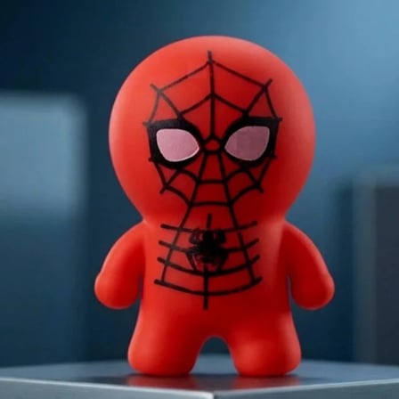 Spider-Man Squishy - 12'li Paket - Yumuşak Oyuncak