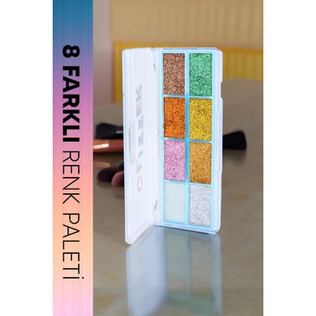 Renk Yaz Glitter Far Paleti - 'li Set