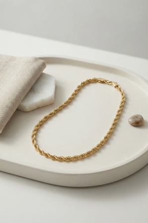 CM Burgu Model Gold Renk 10 mm Kalınlık 50 cm Kadın Kolye -MİRAYLİFE