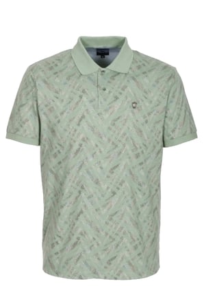 Erkek Polo Yaka Tişört Çağla Slim Fit Ribanalı Kol Pamuklu Baskılı T-shirt NCS JEANS 1254