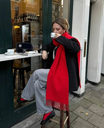 Wearflawless Trend Yumuşak Buklet Atkı, Soft Atkı, Yılbaşı Hediyesi