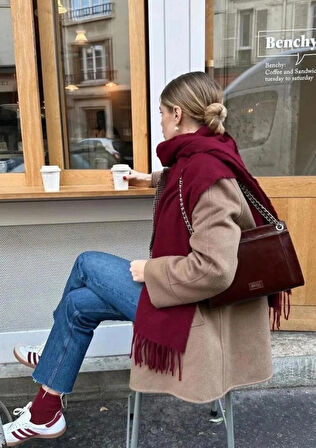 Wearflawless Trend Yumuşak Buklet Atkı, Soft Atkı, Yılbaşı Hediyesi