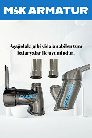 SİYAH LÜX 2 FONKYONLU OYNAR BORU KUBAR