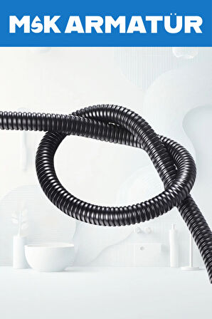 SİYAH 1.5 METRE DUŞ HORTUMU