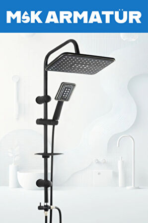 FULL SİYAHROBOT SİYAH KROM ARMUT EVİYE LAVABO BANYO BATARYASI ÇEŞMESİ
