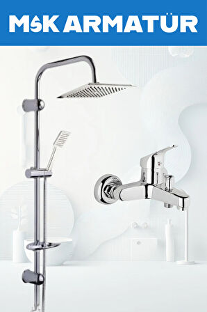 DUBAİ KROM ROBOT BANYO 2 Lİ SET