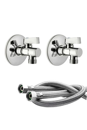 KROM 2 Lİ TAHARET MUSLUĞU 70 CM FLEX