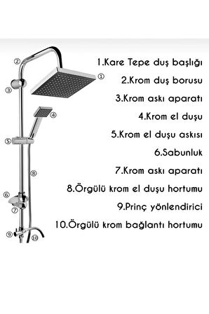 KROM ROBOT DUŞ SETİ