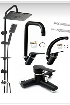 SİYAH DUŞ ROBOTU 4 LÜ SET