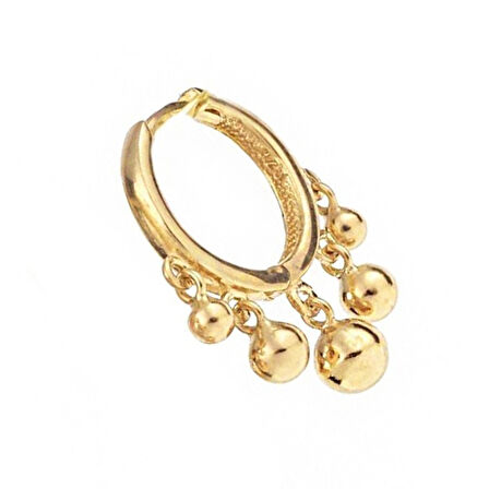 Masaliko Shakira Gümüş Küpe SB790, 925 Ayar Gümüş, Altın Kaplama