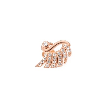 Masaliko Flamingo Gümüş Küpe SB1319, 925 Ayar Gümüş, İthal Ürün