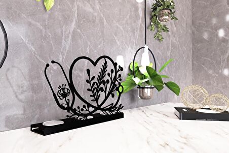 M&C Concept Health 3'lü Metal Mumluk - Siyah
