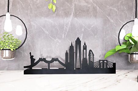 M&C Concept City 5'li Metal Mumluk - Siyah