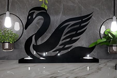 M&C Concept Swan 5'li Metal Mumluk - Siyah