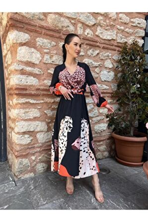 Ithal Jessica Kumaş Elbise(KUŞAK DAHİLDİR)